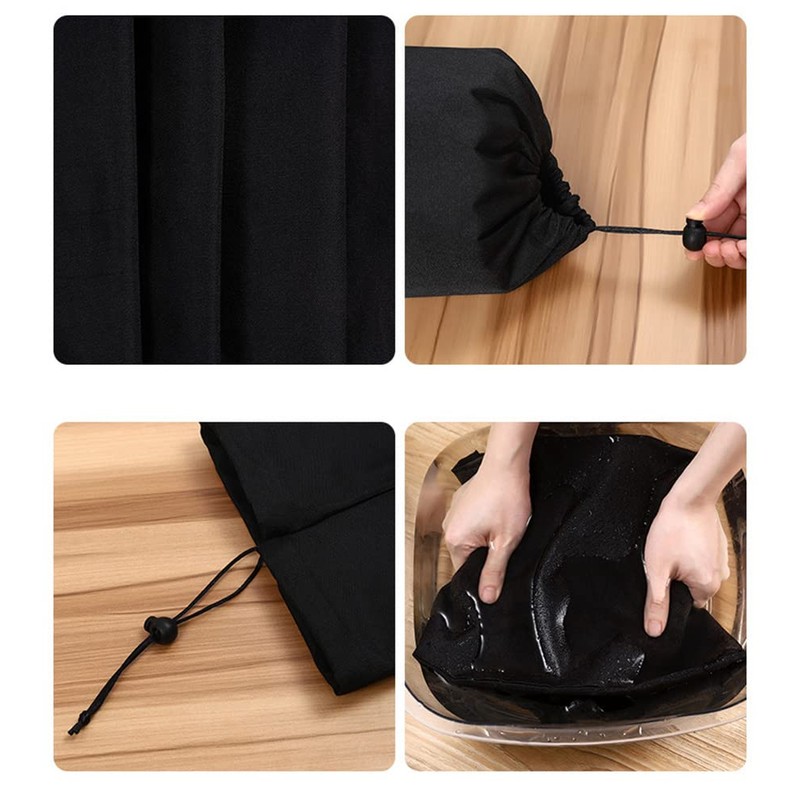 Primst 4PCS Carpet Waterproof Storage Bag, Oxford Cloth Drawstring Rug