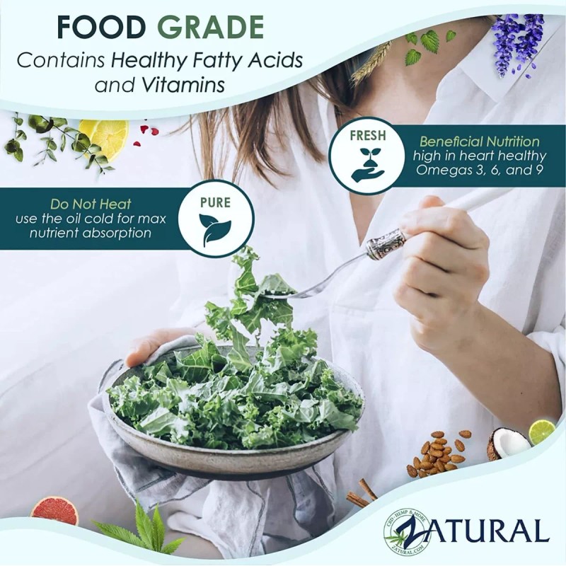 Zatural 100 % Aceite Puro De Semilla De Uva, Prensado