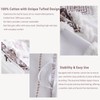 Herside Light Brown 100% Cotton Duvet Cover Set King Size,