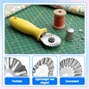 45mm Pinking Rotary Cutter Blades, 6 Pcs Wave Rotary Blades
