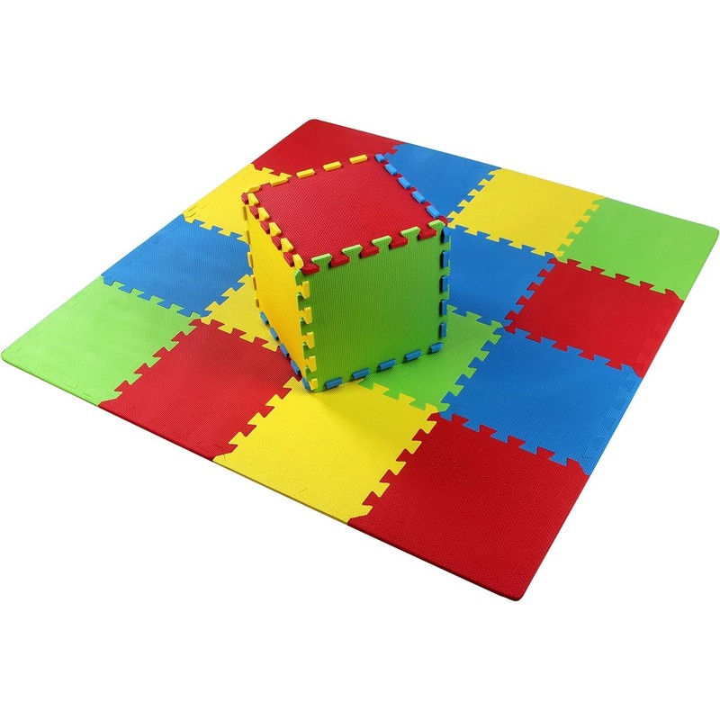 BalanceFrom Kid's Puzzle Exercise Play Mat with EVA Foam Interlocking