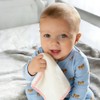 POLYTE Hypoallergenic Gentle Microfibre Flannel Baby Washcloth, 30.5 x 30.5