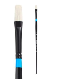 Princeton Aspen, Series 6500, Synthetic Paint Brush for Acrylics and Oils, Flat, 4
