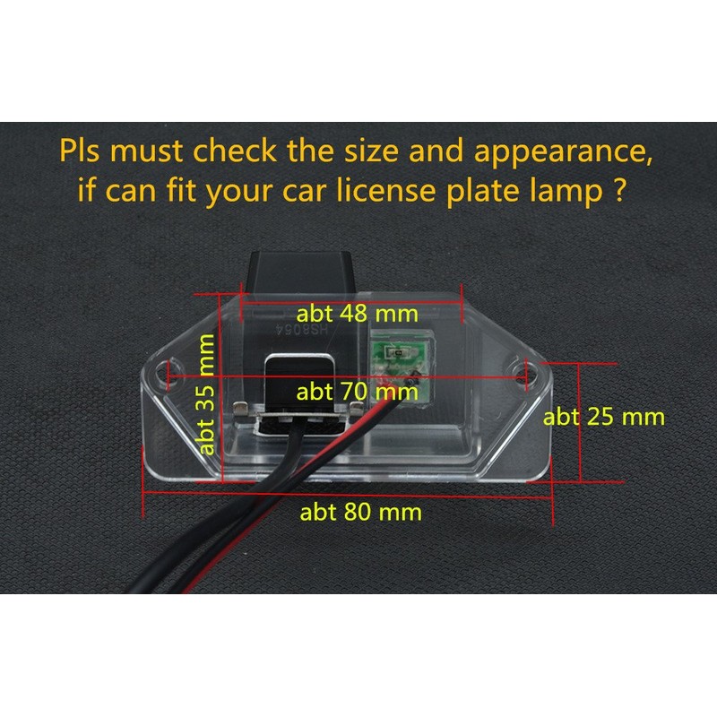 HD Reversing Camera Improved Parking Aid with 8IR Night Vision