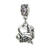 Dangle Love to Cheer Charm Bead for Bracelets