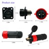 2 Pin 50Amp Trolling Motor Plug Receptacle Set, 12/24/36/48 Volt