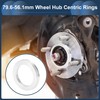 INFINAUTO Car Wheel Hub Centric Rings OD 79.6mm to ID