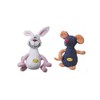 Multipet Deedle Dudes Animal That Sings 7" Size:Mouse and Rabbit