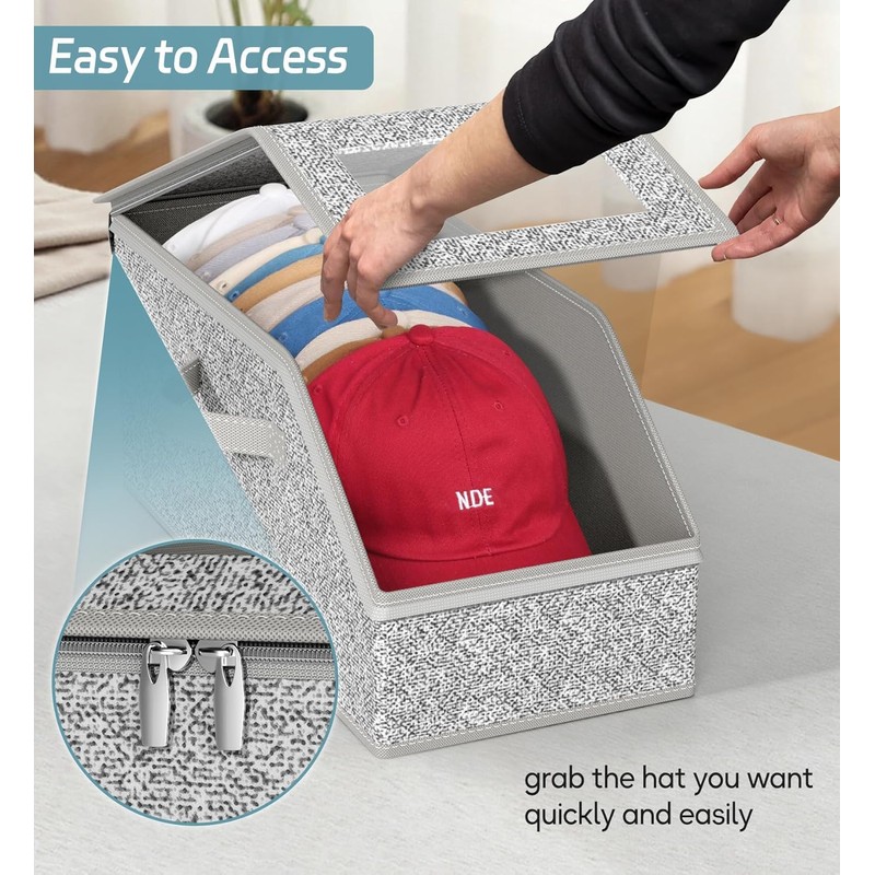 1 PCS Stackable Hat Storage for Baseball Caps, Holds up