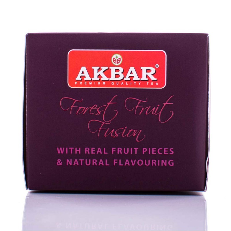 Akbar Flavoured Teas With Real Fruit Pieces - 20 Foil