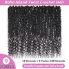 Samtress 10 Zoll Senegalese Twist Crochet Hair with Curls 9