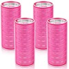 WILLBOND 4 Pcs Long Hair Rollers for Bangs Aluminum Core