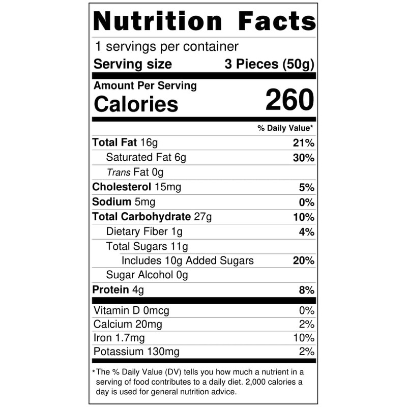 Snacklava Cashew Kunafa Bites - 6 Pack (3 Pieces per