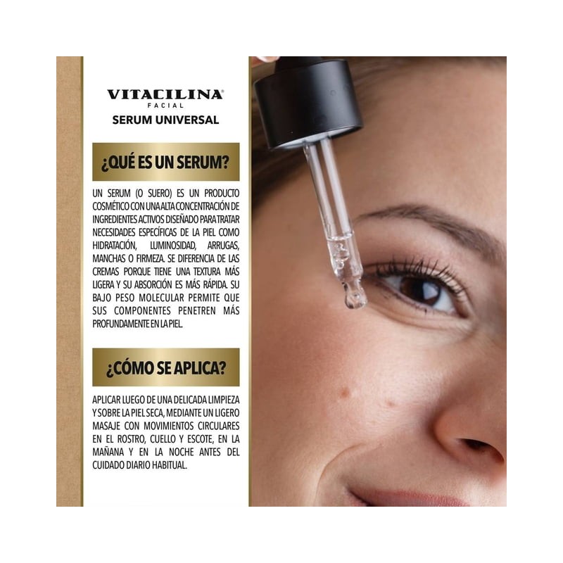 Serum Colágeno 30 ml Vitacilina Serum 1 Botella de serum