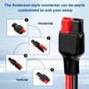 XRDS -RF 10AWG Anderson-Style Extension Cable 15FT, Anderson-Style 30A Connectors,