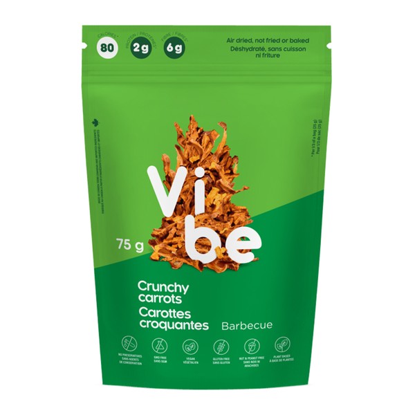 Vibe Crunchy Carrots Barbecue 75g