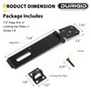 DURIGID 7-1/2 Inch Door Latch Stainless Steel Safety Gate Lock