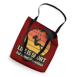 Retro Life Short Sweet Summer Happy Apparel Gifts Tote Bag