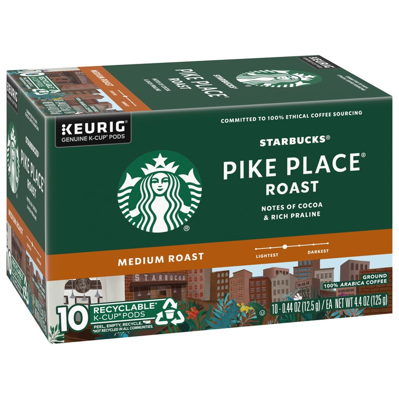 Starbucks Pike Place Roast Medium Keurig K-Cups - 0.44 oz