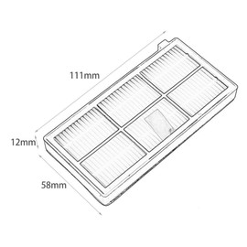 Roomba 800 900 Series Dust Cutting Filter, 3 Pieces, 1 Bonus Brush, Consumables, Compatible
