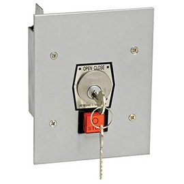 American Garage Door - 1KFS-X - AMERICAN GARAGE DOOR SUPPLY Keyswitch: Flush Mount, 4, UL Listed