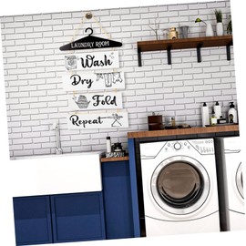 Levemolo Rustic Laundry Wall Art Sign Decorative Wooden Hanging for Farmhouse Bathroom Unique Laundry Accessories for Home Decoration Housewarming present