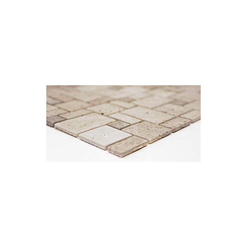 Travertine MOS43-1212-15 Mosaic Tiles Stones Wall Floor Natural Stone Beige