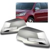W-POWER, Chrome Side Mirror Cover Compatible with 2007-2016 GMC ACADIA