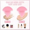 Henyall Powder Puff,Triangle Powder Puffs for Pressed Pówder,Reusable Makeup Púff