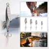 Shaddock Metal Spoon Fishing Lures 10pcs Spinner Baits for Trout