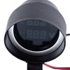 Water Temp Gauge Voltmeter 2 in 1 Round Digital Display