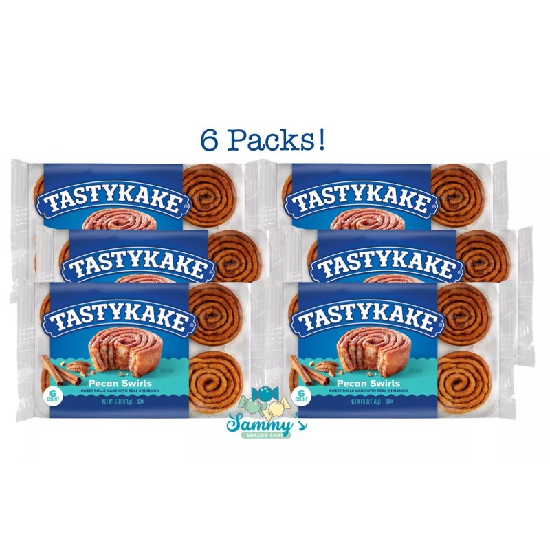 Tastykake Pecan Swirls 6 6packs