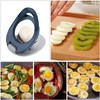 Boiled Egg Cutter, Egg Cutter, Egg Slicer, Stainless Steel, 2-in-1