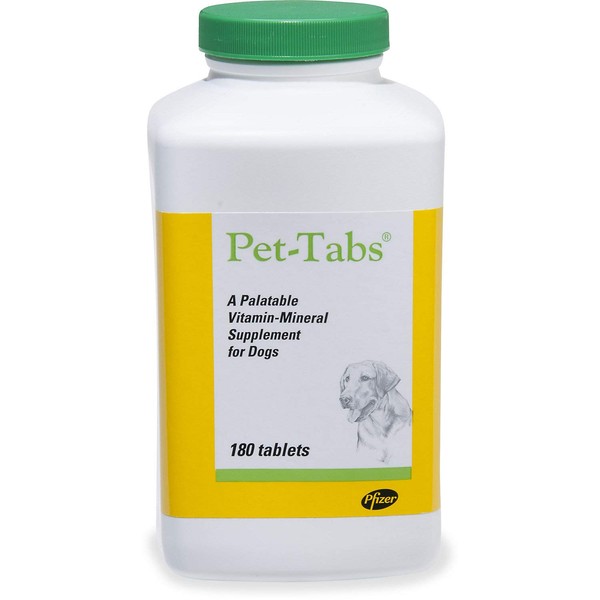Pet Tabs Original Formula Vitamin Supplement, 180 Count