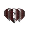 WINMAU Mega Standard Logo Black & Red Dart Flights -