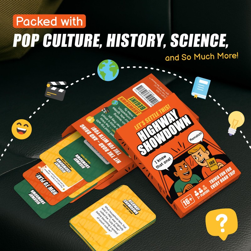 WELL BALANCED Highway Showdown – Fun & Competitive Trivia Car