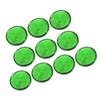 Partuto 10 Pcs Universal Universal Reflector - Plastic Green