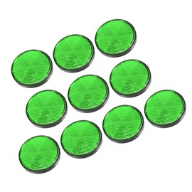 Partuto 10 Pcs Universal Universal Reflector - Plastic Green
