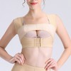 Post Surgery Breast Shaper Top Front Closure Elastic Breathable Posture
