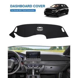 FIILINES Dash Cover Honda HR-V 2023 2024 HRV, Dashboard Mat HRV Accessories Mesh Dash Mat Sunshade Nonslip Protector No Glare Black