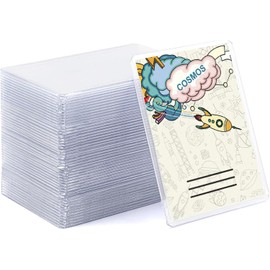 60 Pcs Hard Card Sleeves, 35pt Rigid Clear Trading Card Sleeves Protector Holders, 3 x 4 Inch Standard Top Loaders for MTG Yugioh Photocard Game Sports Baseball Football Cards Sleeve