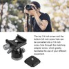 Mini Aluminum Alloy Ball Head 360° Panoramic Ball Head with