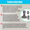 Hydraulic Adjustable Flow Control Valve Compatible with Mini Excavator Hydraulic