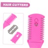 IWOWHERO 3Pcs Double Sided Haircut Combs Professional Hair Thinning Cutting
