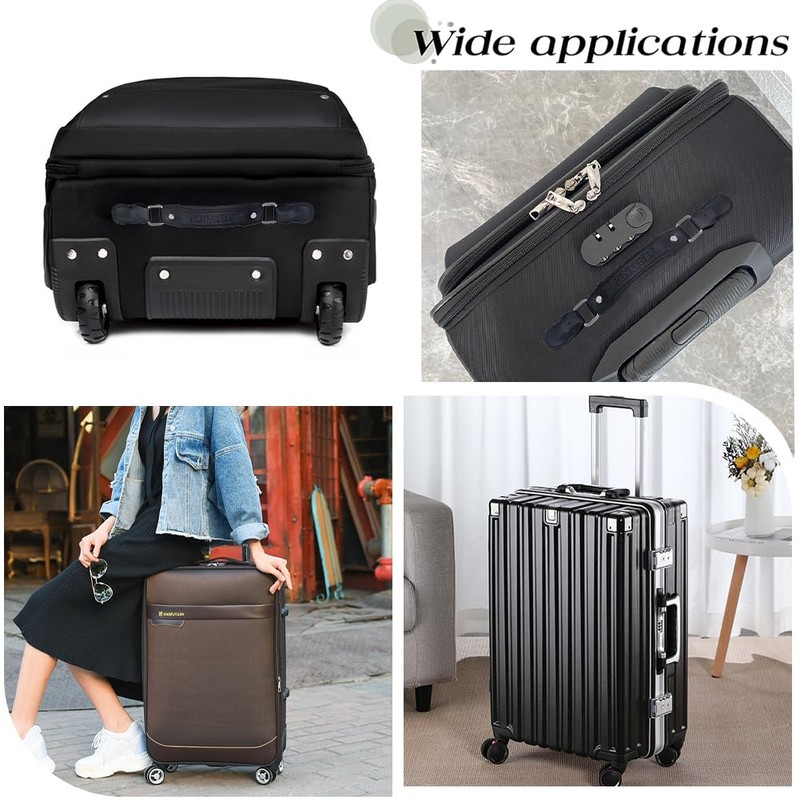 GORGECRAFT Leather Luggage Handles Replacement Parts 190mm Suitcase Grip Pull