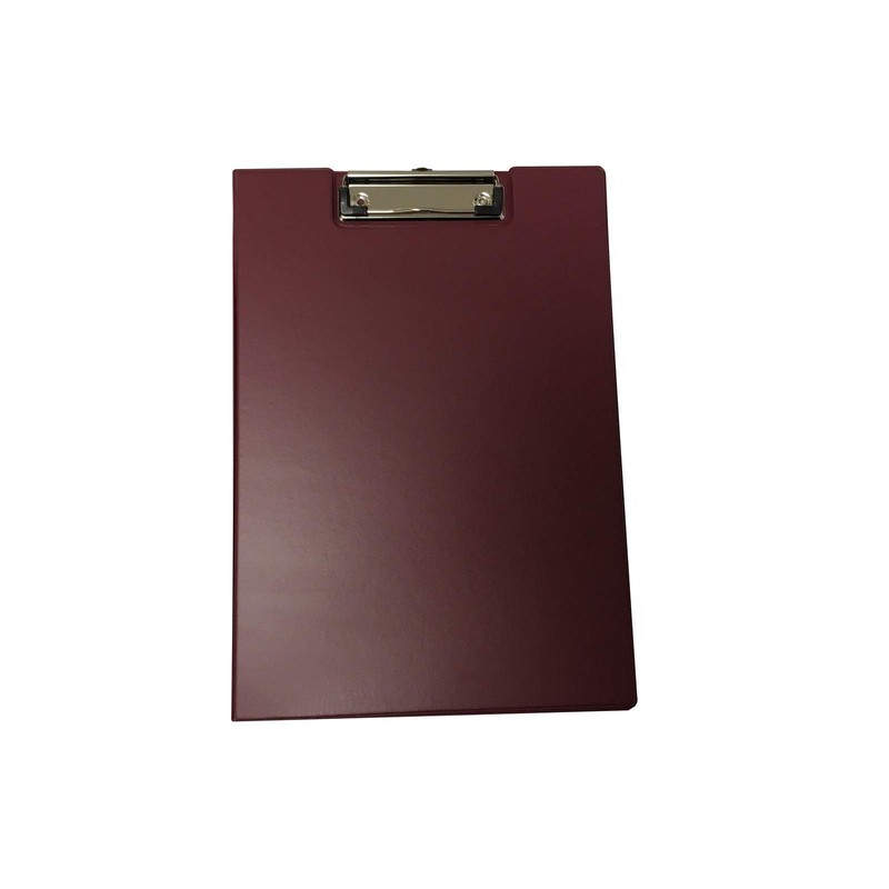 Janrax A4 Burgundy PVC Foldover Clipboard