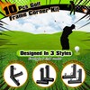 Blulu 10 Pieces 1'' Golf Frame Corner Kit DIY Canopy
