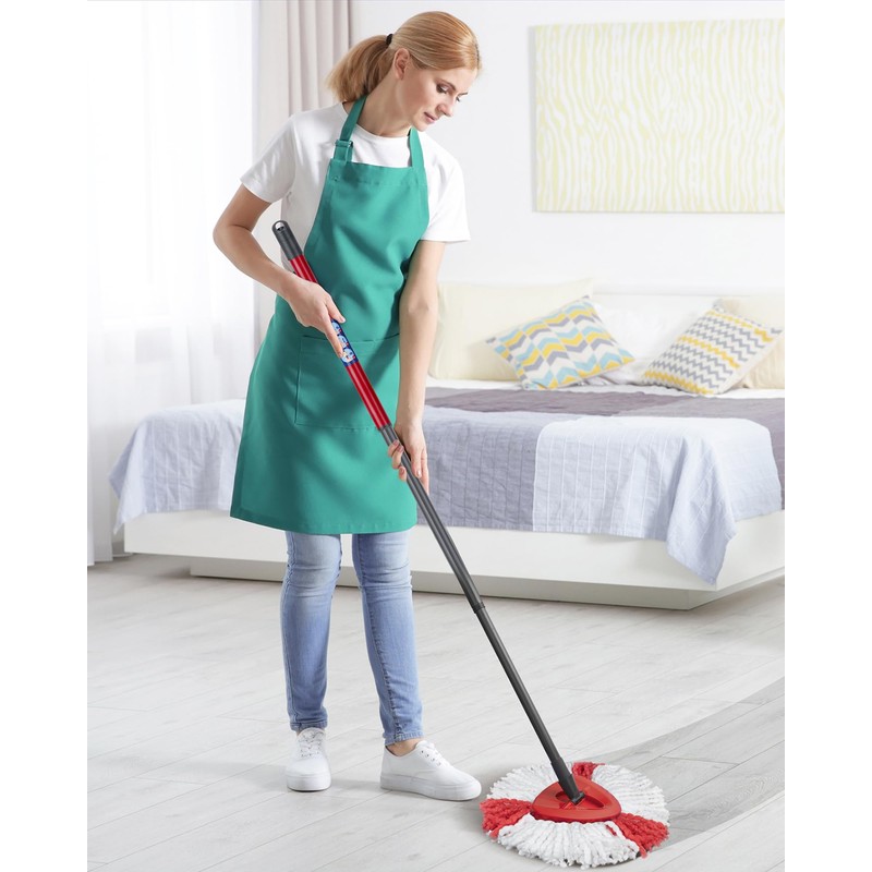 3 Pack Mop Replacement Heads Compatible with Vileda 2-in-1 Turbo