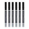 Pilot Silver Metallic Permanent, Extra Fine Point, 6- PACK Markers(41600)