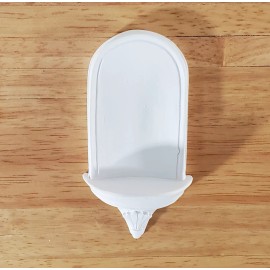 Streets Ahead Dollhouse Architectural Wall Niche Shelf 1:12 Scale Cast Resin Flat Back